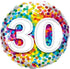 Rainbow Confetti  <br> 30th Birthday